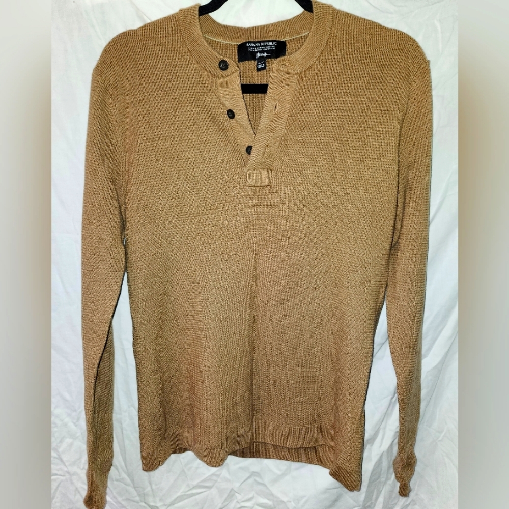 Banana Republic Merino Henley Sweater